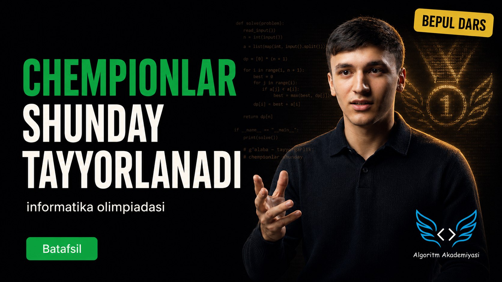 Informatika Olimpiadasi Darslik | Ismoilmirzo