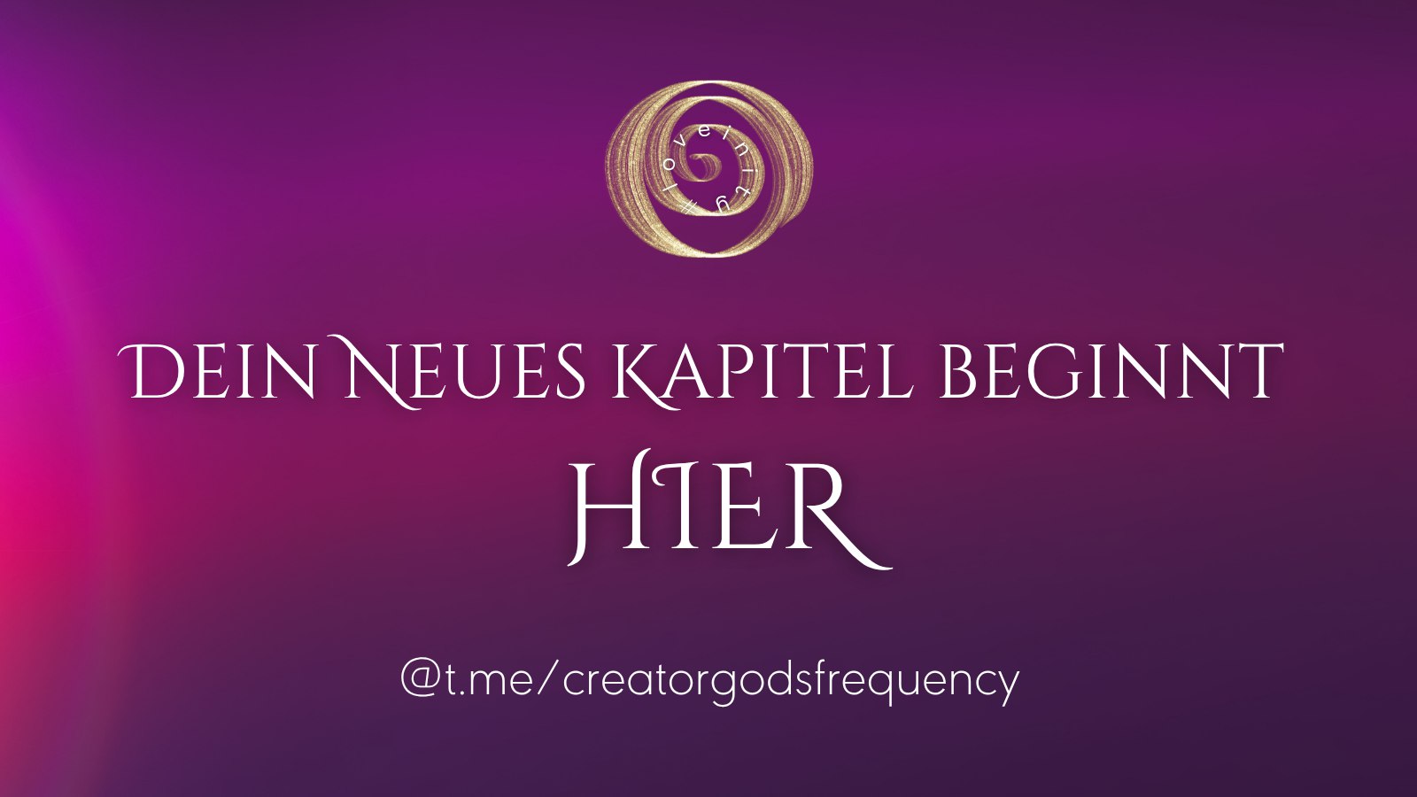 Creator Gods ∞✨∞ Frequenzen für die Neue Zeit