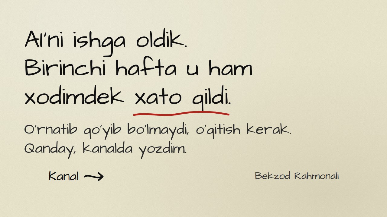 Bekzod Rahmonali