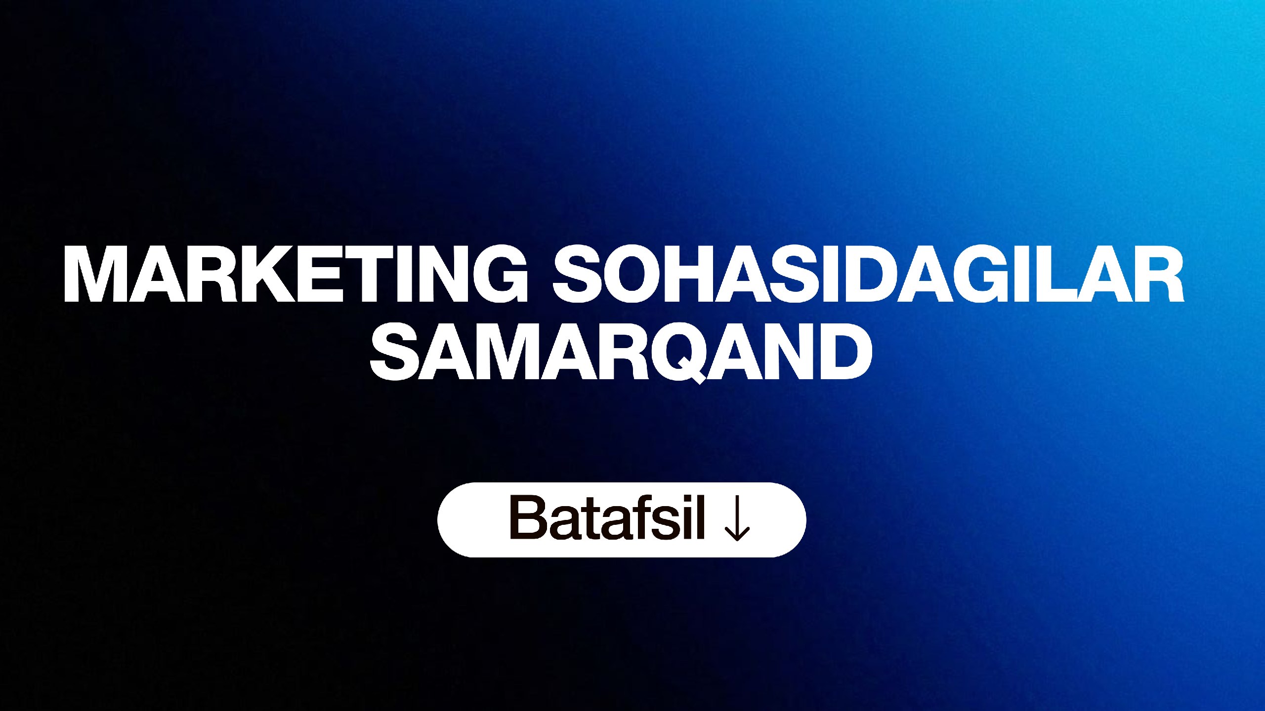 Bahodir | Marketolog