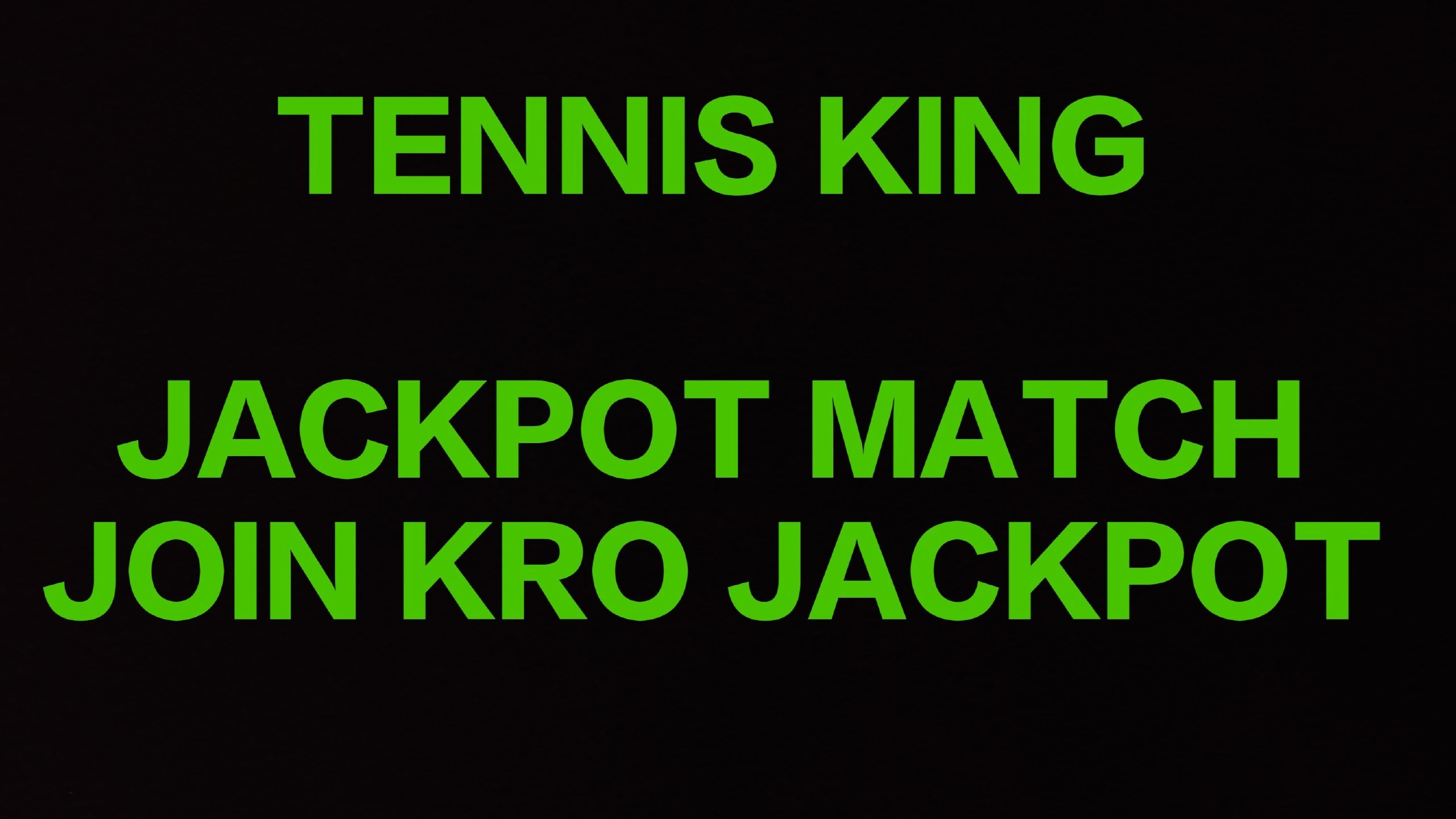 Rocky Tennis king
