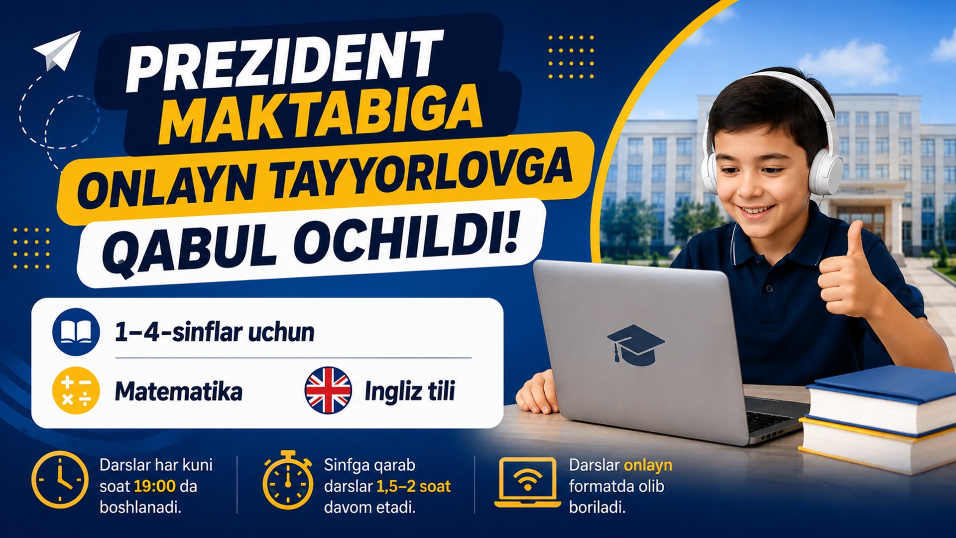 Prezident Maktablariga Tayyorlash
