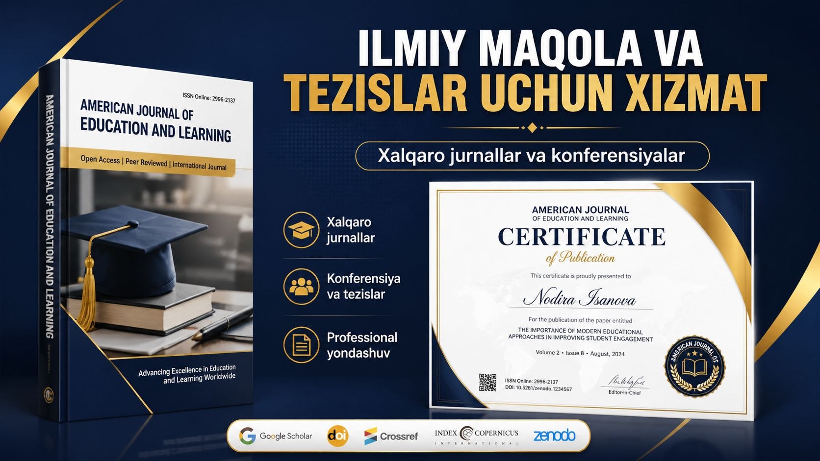 Ilmiy maqolalar nashr etish