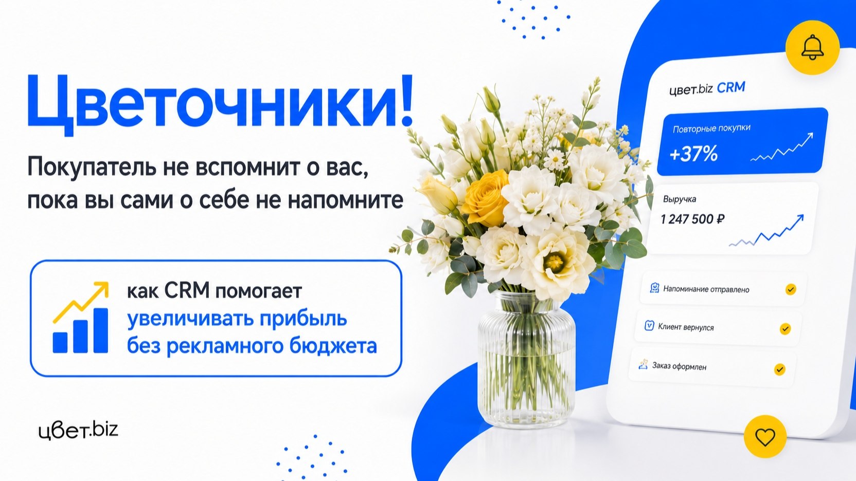 Прибыльный цветочный | Маркетинг, продвижение для цветочных магазинов | Цветочный бизнес | Денис Антонов | ЦветБиз | ЦветBiz