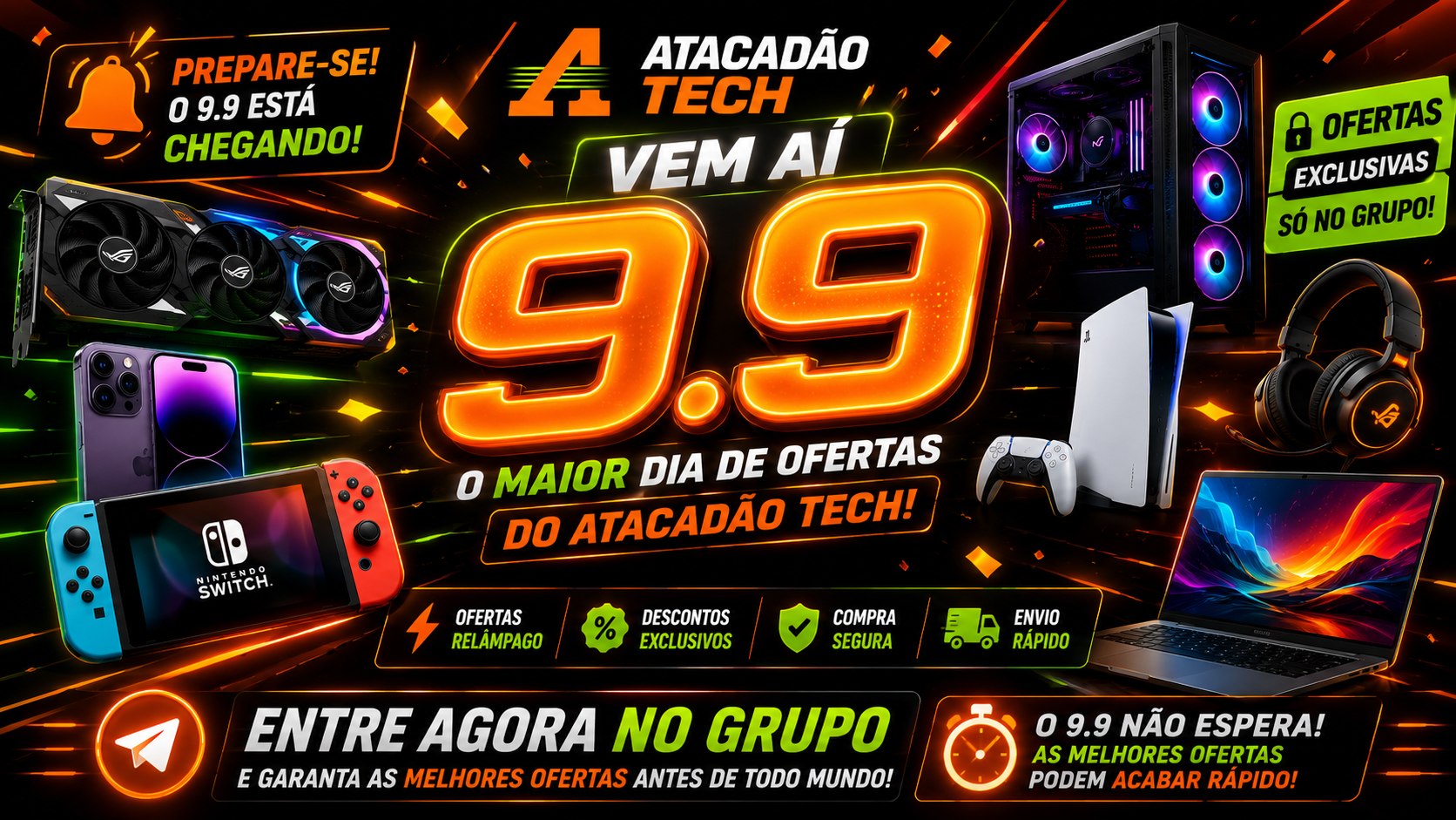 Atacadão Tech (Ofertas de Hardware)