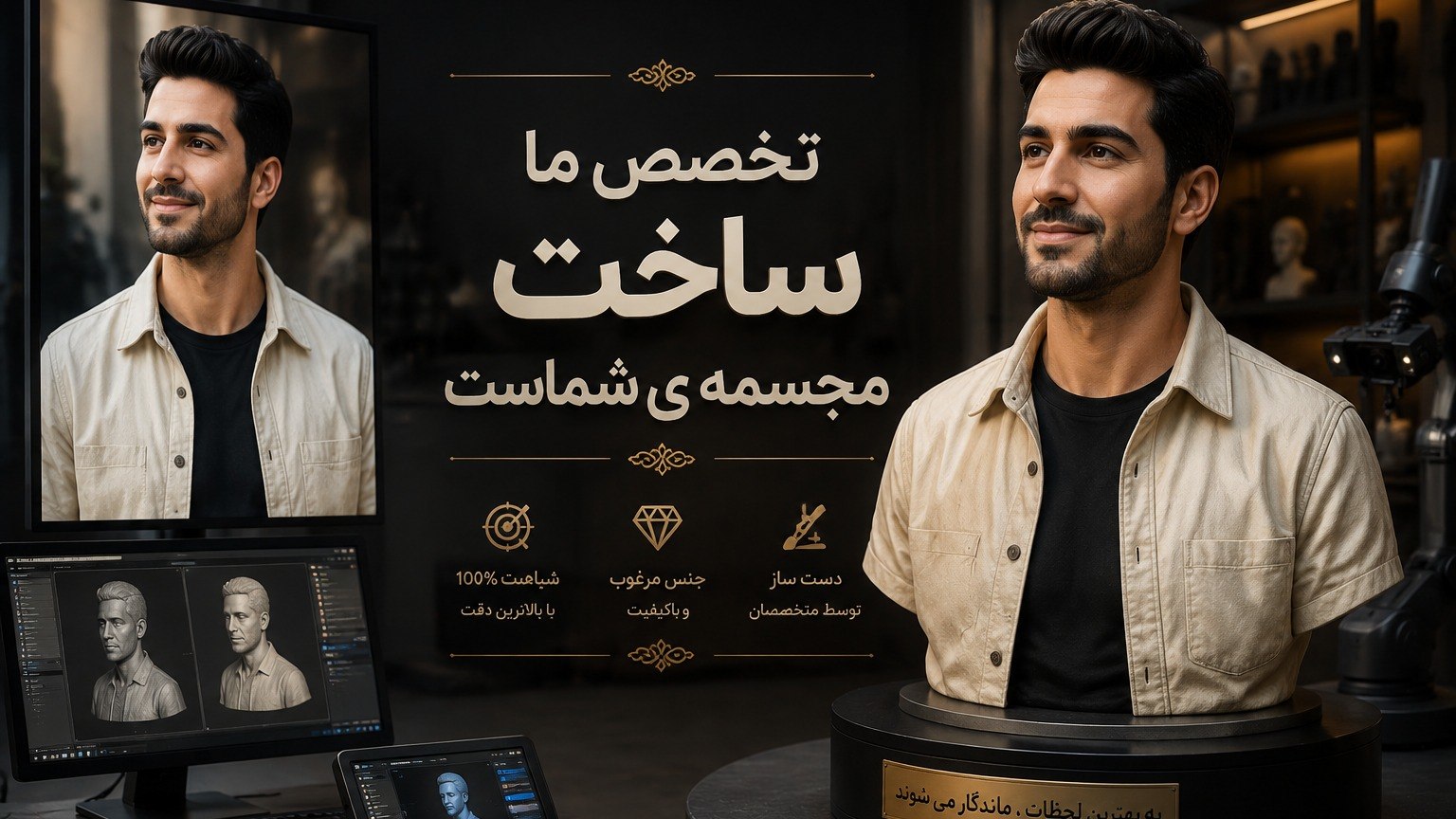 ساخت مجسمه با عکس | اکشن فیگور