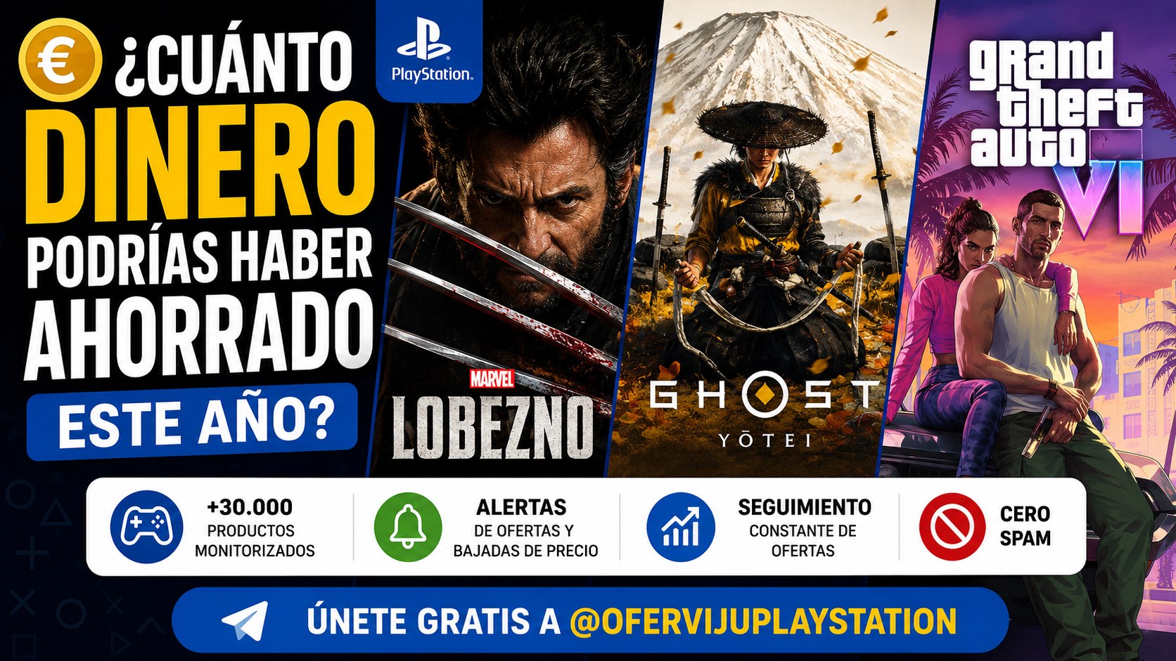 oferviju PlayStation: Ofertas de videojuegos, consolas, juegos y accesorios para PS5 y PS4
