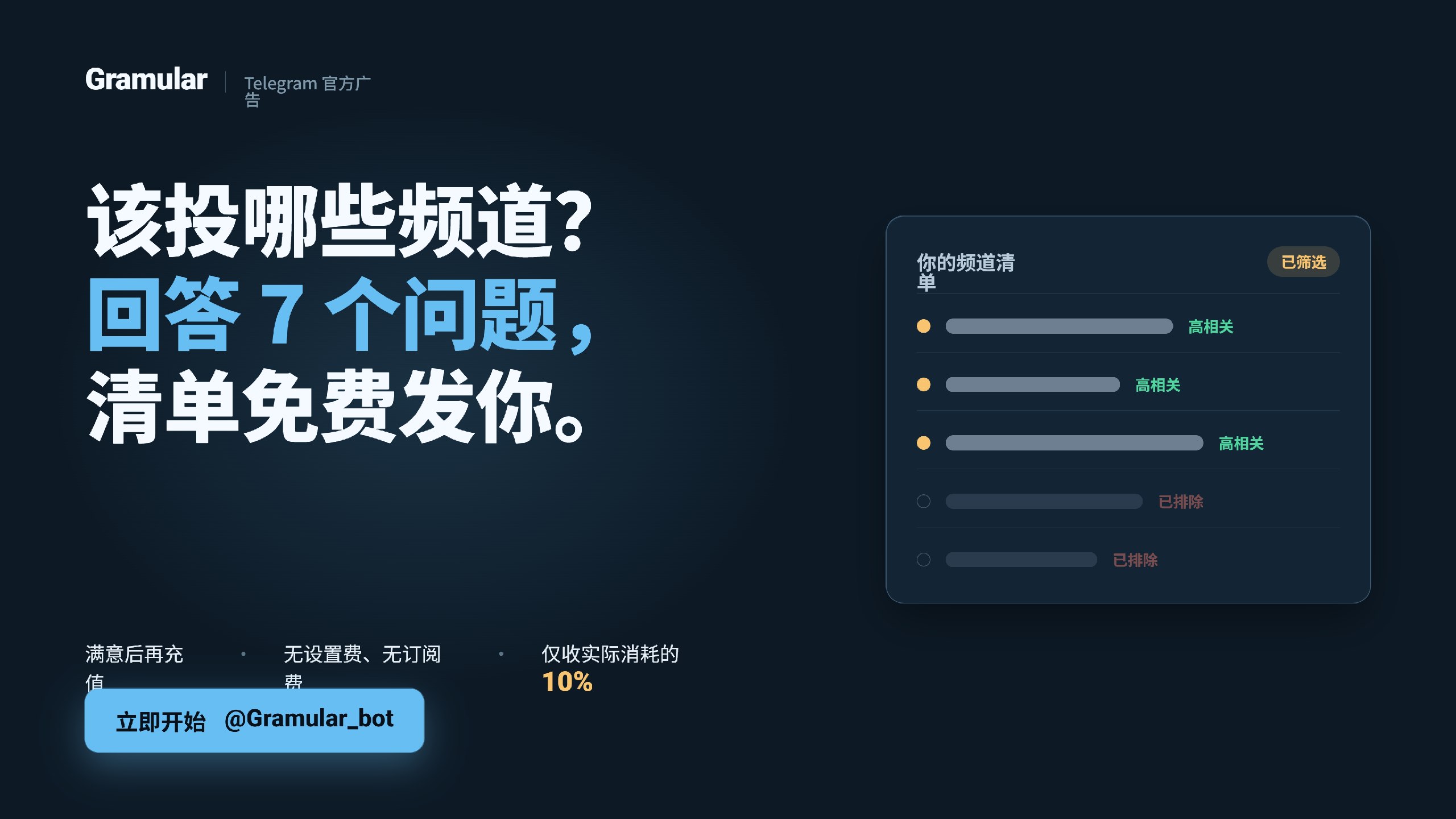 Telegram Ads Agent | Gramular