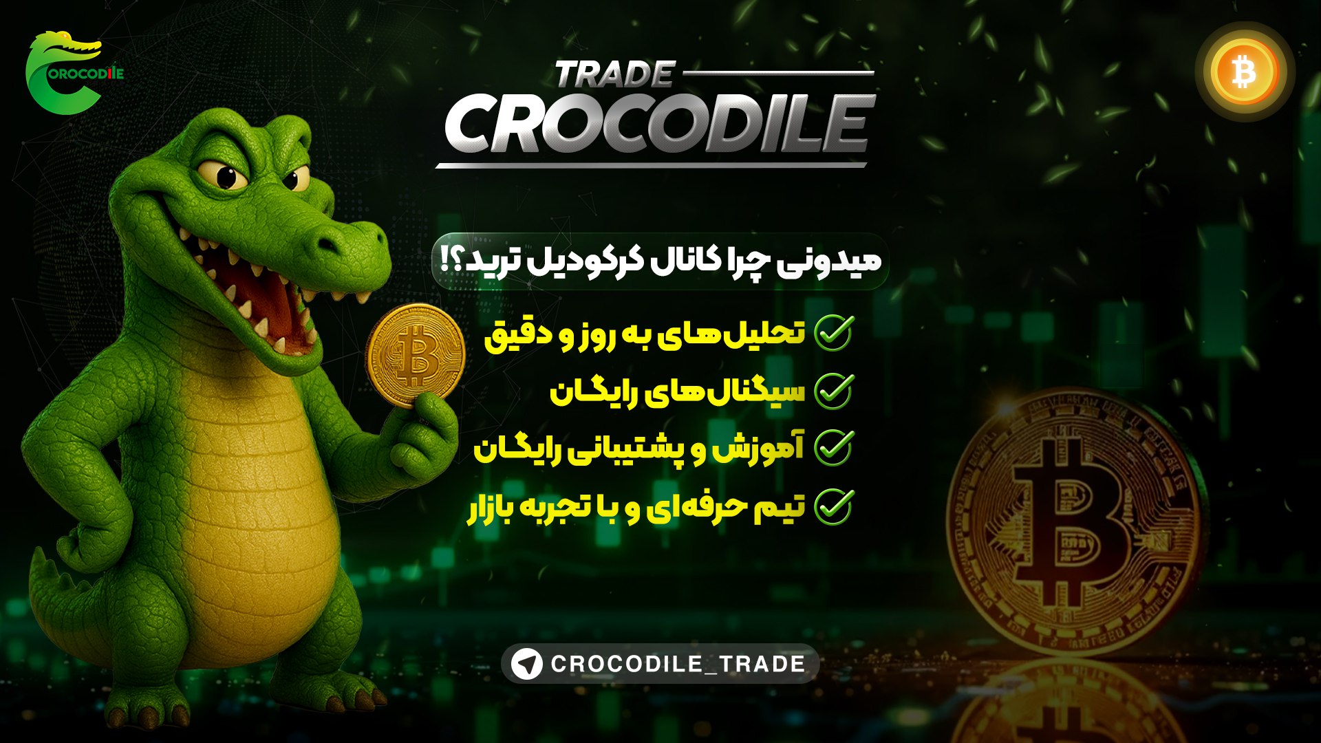 سیگنال رایگان 🐊Crocodile Trade