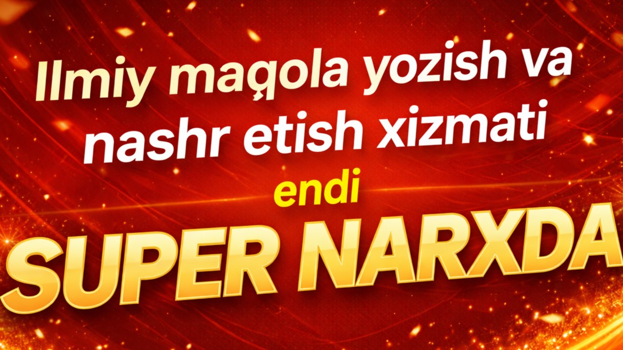 Ilmiy maqolalar nashr etish